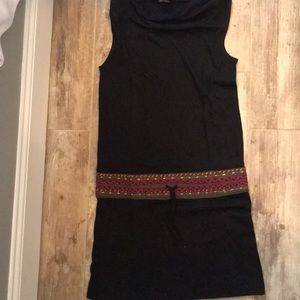 Hooded Tribal Design Dress